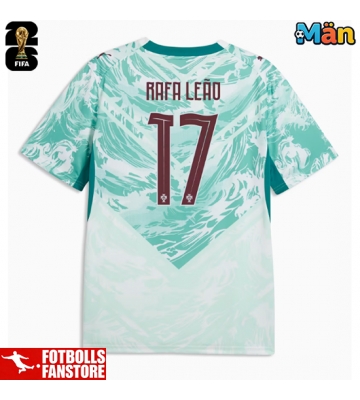 Portugal Rafael Leao #17 Bortatröja VM 2026 Kortärmad